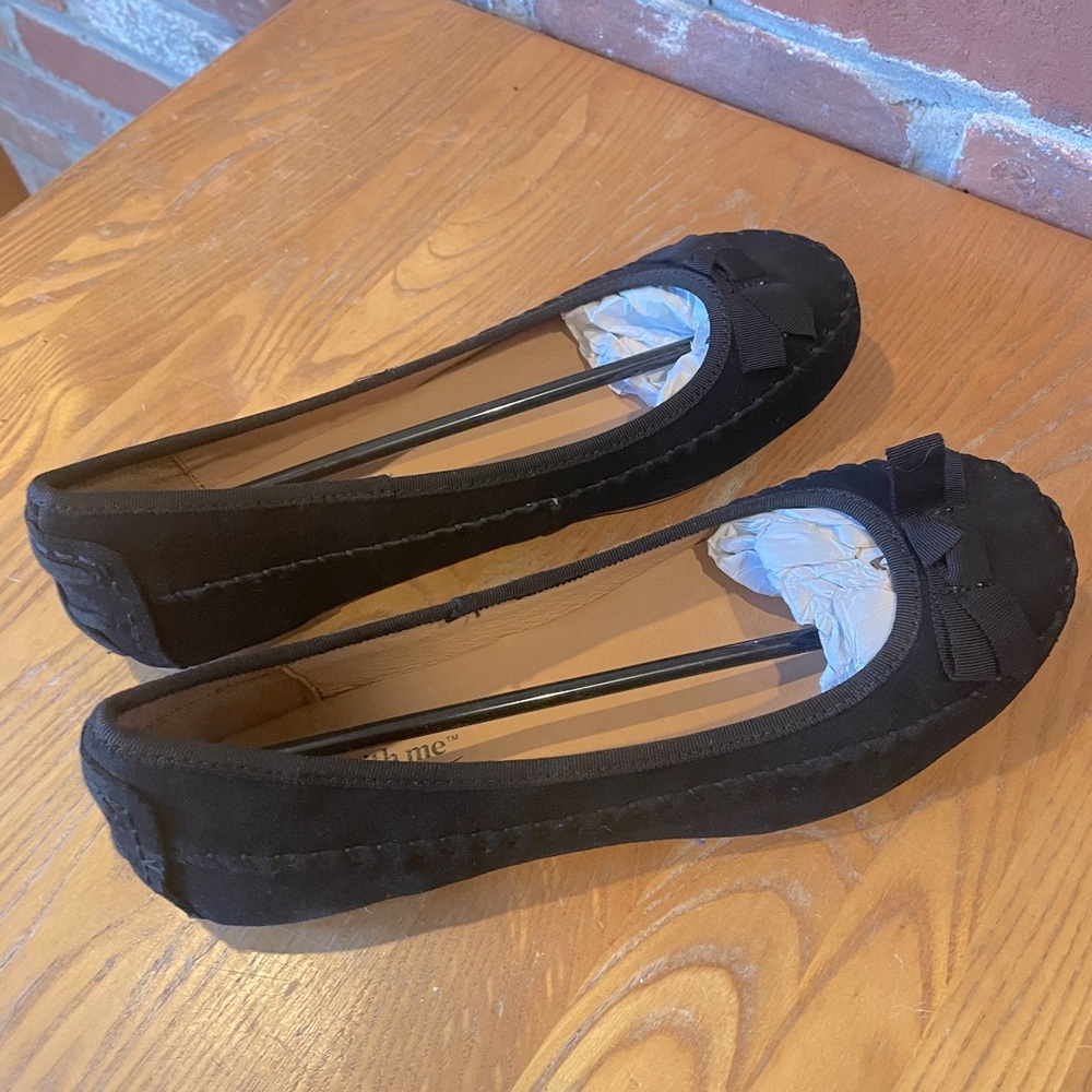Coldwater Creek suede loafers
